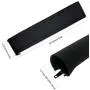 Cable Management Sleeve, 19.5 inch Cord Organizer Cable Wrap Wires Cover Sleeves Wraps Wire Hider System with Zipper for TV Computer PC Desk Home 4 Pack