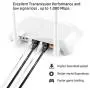 Cat 6 Ethernet Cable 15ft (at a Cat5e Price but Higher Bandwidth) Flat Internet Network Cable - Cat6 Ethernet Patch Cable Short - Cat6 Computer Cable with Snagless RJ45 Connectors - Black