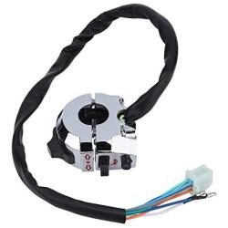 Suuonee Motorcycle Handlebar Switch,Motorcycle Function Switch Horn Turn Signal Switch Blinker Switchs For 22mm Handlebar