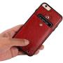 Jaorty PU Leather Wallet Case for iPhone 6 Plus/6S Plus Necklace Lanyard Case Cover with Card Holder Adjustable Detachable Anti-Lost Neck Strap for 5.5 inch Apple iPhone 6 Plus,iPhone 6S Plus,Red