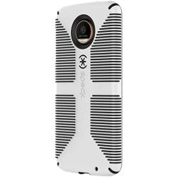 Speck Products CandyShell Grip Case for Moto Z Force Droid Smartphone, White/Black