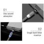 UGI Magnetic Charger Cable 3 in 1 Charging Cable Micro USB Type C USB C 6.6ft Nylon Braided LED Light Magnetic Phone Charging Cord Compatible with Android,Phone,Smartphone,Tablet,All Phone Devices
