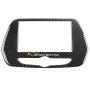 1 Piece Black Carbon Fiber 7'' Radio Screen Navigation Panel Trim Cover Decal Sticker for Chevrolet Camaro 2016-Present Accessories