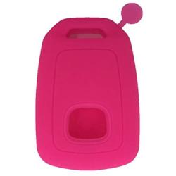 Ezzy Auto Hot Pink Silicone Key Fob Case Key Cover Jacket Holder Protector fit for 2013-2017 Honda Accord Sports