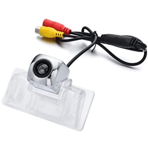 aSATAH Chrome Starlight Car Rear View Camera for Nissan Altima/Latio/Tiida Sedan/Maxima/Teana &Vehicle Camera Waterproof and Shockproof Reversing Backup Camera (Chrome Starlight Camera)