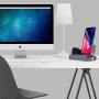 Aluminum Charging Stand for iPhone and Watch Charging Station for Apple Products 3 in 1 iWatch Charger Stand for Apple Watch Series 6 SE 5 4 3 2 44mm 40mm 42mm 38mm iPhone Airpods - No Charger