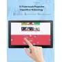 Raspberry Pi 7'' Touch Screen Display with Case - 1024x600 Support, Type-C, IPS 178° Ultra-Wide View Angle Monitor with Cooling Fan, 10 Finger Capacitive Touch
