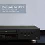 TEAC CD-P650 Home Audio CD Player with USB and iPod Digital Interface - Black