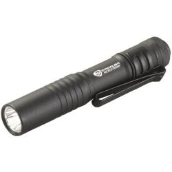 Streamlight MicroStream Ultra-compact Aluminum body with AAA alkaline battery, 3.5 Inch - 1.04 oz - 45 Lumens - 66318, Black