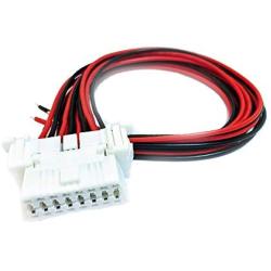 E-Car Connection 16-Pin Female Connector OBD2 Fixed Harness OBDII Assembled Plug Dash Port Wires (for Toyota/Honda/Truck Vehicles)