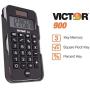 Victor 900 Handheld Calculator, Black, 0.3'' x 2.5'' x 4.3''