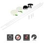 Legrand - Wiremold CMK60 Wall Grommet Kit Hides Cords and Cables - Wall Mount Cable Pass Through, White