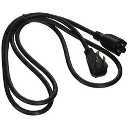 C2G Power Cord, Flat Plug Extension Cord, 18 AWG, Black, 6 Feet (1.82 Meters), Cables to Go 29815
