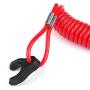 Acouto Outboard Kill Switch Lanyard Engine Ignition Emergency Kill Stop Switch Safety Tether Lanyard Emergency Stop Switch Safety Kill Switch Cord Red for Tohatsu Outboard Engine Motor