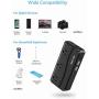 BESTEK 200W Power Inverter DC 12V to 110V AC Inverter with 4.2A 4-Port USB Car Adapter (Black)