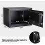 TACKLIFE Safe Box 0.5 Cubic Feet Digital Lock Box with Instruction Light for Money Safe Cash Jewelry Passport Gun Security-HES25A