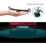 EINCAR HD Backup Camera Rear View License Plate Reverse Camera for Car/SUV/Vehicle/Pickup IP67 Waterproof 6 LED Light Night Vision Optimum 170˚ Wide View for Safety
