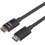 Amazon Basics Premium-Certified Braided HDMI Cable - Supports Ethernet, 3D, 4K HDR and ARC (4K@60Hz, 18Gbps) - 3 Foot