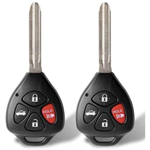 Tyranway Car Key Fob Compatible with Toyota Corolla 2010-2013/Venza 2009-2016 Keyless Entry Remote Control Car Uncut Flip Replacement for GQ4-29T with G Chip