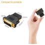 DVI to HDMI Adapter, CableCreation 3-Pack Bi-Directional DVI-D(24+1) Male to HDMI Female Converter,HDMI to DVI Adapter,Support 1080P 3D for PS3,PS4,TV Box,Blu-ray,Projector,HDTV