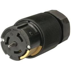 Southwire 19190008 6/3 & 8/1 SEOW 50 Amp, 125/250-Volt Outdoor Extension Cord CA-Style CS63 Twist-Lock, Custom Blended Jacket, Extra Hard Usage Cord, 100-Feet, 100-Foot, Black