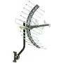 GE Pro Outdoor TV Antenna, Long Range Antenna, 4K 1080P VHF UHF Digital HDTV Antenna, J Mount Included, Weather Resistant, Indoor Attic Mountable, 29884