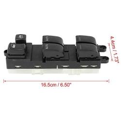 X AUTOHAUX 25401-8J100 Power Window Switch Front Driver Left Side for Nissan Altima 2005-2006