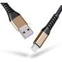 (2pack) iPhone Charger 3ft for Apple MFi Certified, Lightning Cable 3 feet Charging Cables, Fast iPhone USB Cord for iPhone 11/11Pro/11Max/ X/XS/XR/XS Max/8/7/6/5S/SE/iPad Mini Air (Gold)