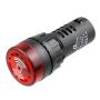 BNYZWOT 24V Flash Buzzer Alarm Beep LED Indicator Signal Lamp Warning Lights Red 10Pcs