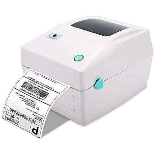 Phomemo PM-201 Shipping Label Printer 4x6 Thermal Label Printer Shipping Label Maker Machine Compatible with Mac and Windows - White