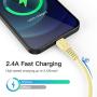 iPhone Charger Cable 3ft 5Pack,[MFi Certified] Lightning Cable 3 Foot,Ailawuu iPhone Cord USB Fast Charging Compatible with iPhone 11/11 Pro/Pro Max/X/XS Max/XR/8/8 Plus/7/7 Plus/iPod (Yellow)