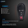 ECCPP 1X 433MHz Keyless Entry Remote Key Fob Uncut Replacement fit for Jeep Dodge Chrysler Series M3N5WY783X