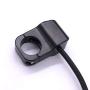 Taiss Universal 12v 7/8″ Blue Light Illuminated Motorcycle ATV Handlebar Push Button Switch Headlight Hazard Brake Fog Light ON/Off Aluminum Alloy Control Switch with 50cm Connect Line F010