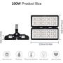 Viugreum 100W LED Flood Lights Outdoor, 10000 Lumen, Daylight White (6000-6600K) 60° Beam Angle LED Spot Light, IP67 Waterproof Security Light, Stadium Lights Work Lights Long Distance Lighting