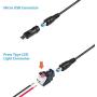 Belker 45W 5V 6V 7.5V 9V 12V 13.5V 15V Universal AC DC Power Supply Adapter for Household Electronics LED Light Strip - 1A 2A 3A 3000mA Amp - Fast USB Charging Port 5V 2A 2.4A