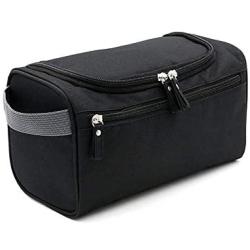 Tumecos Toiletry Dopp Kit Travel Electronics Organizer Shaving Accessories Bag (Black1)