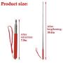 Fivebop 4Pack Telescopic Teachers Pointer Extenable Stainless Steel Hand Pointer Stick Retractable Teaching School Office Whiteboard Handheld Pointer with Anti-Slip Grip & Felt Nib, Extends to 39''-B