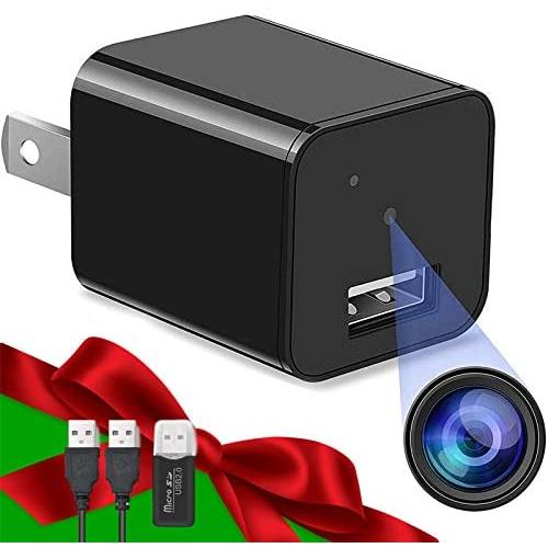 Hidden Camera Spy Camera Charger Full HD 1080P Surveillance Camera Mini Spy Nanny Camera Portable Hidden Cam 2021
