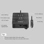 SUNGLIFE 150W Car Power Inverter, DC 12V to 110V AC Converter with 1 Socket Cigarette Lighter Adapter