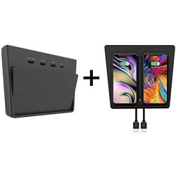 TAPTES USB HUB & Wireless Charger Pad for Tesla Model 3