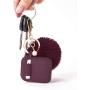 Filoto Case for Airpods, Airpod Case Cover for Apple Airpods 2&1 Charging Case, Cute Air Pods Silicone Protective Accessories Cases/Keychain/Pompom/Strap, Best Gift for Girls and Women, Burgundy