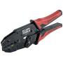 Klein Tools 3005CR Wire Crimper Tool, Ratcheting Insulated Terminal Crimper for 10 to 22 AWG Wire