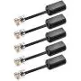 Telephone Cord Detangler, 5-Pack RFAdapter Black Anti-Tangle Phone Handset Cable 360 Degree Rotating Landline Swivel Cord