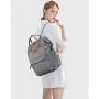 BRINCH Laptop Backpack 15.6 Inch Wide Open Computer Backpack Laptop Bag College Rucksack Water Resistant Business Travel Backpack Multipurpose Casual Daypack with USB Charging Port for Women Men,Gray