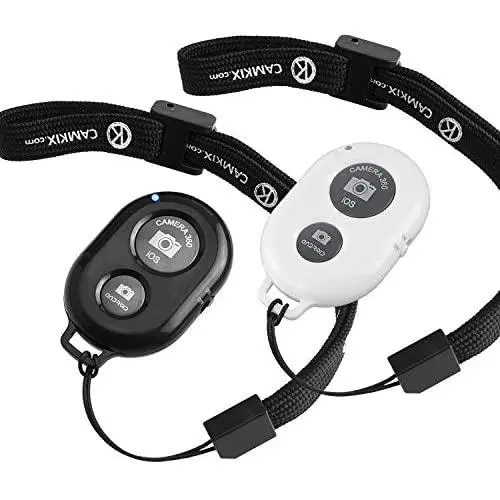 2X CamKix Camera Shutter Remote Control with Bluetooth Wireless Technology - Create Amazing Photos and Videos Hands-Free - Works with Most Smartphones and Tablets (iOS and Android)