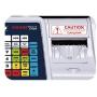 VisionTechShop DLP-300 Label Printing Scale Pole Display, 30/60lbs Capacity, 0.01/0.02lbs, NTEP Legal for Trade with a Free 1 case CAS LST-8010 UPC Label, 58 x 40mm