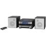 GPX HC221B Compact CD Player Stereo Home Music System with AM/ FM Tuner Black/Silver