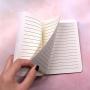Flamingo Notebook Line-Mounted Note Book Grid Page Manual Portable Small Soft Copy Creative Stationery 4pcs/Set