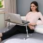 Laptop Desk for Bed, TaoTronics Lap Desks Bed Trays for Eating and Laptops Stand Lap Table, Adjustable Computer Tray for Bed, Foldable Bed Desk for Laptop and Writing in Sofa and Couch Black