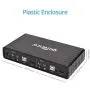 gofanco Single Monitor HDMI 2.0 KVM Switch (2 Port) – 4K 60Hz 4:4:4, 18Gbps, HDCP 2.2, Keyboard & Mouse Switcher with USB 2.0 Hub and Audio, Mic in/Stereo Out, Hotkey Switching, Cables Included